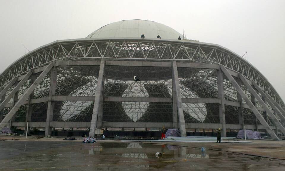 三门峡温泉馆网架工程